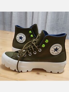 Converse Chuck Taylor All Star Boots Gore-Tex Lugged Waterproof Leather Moss 7